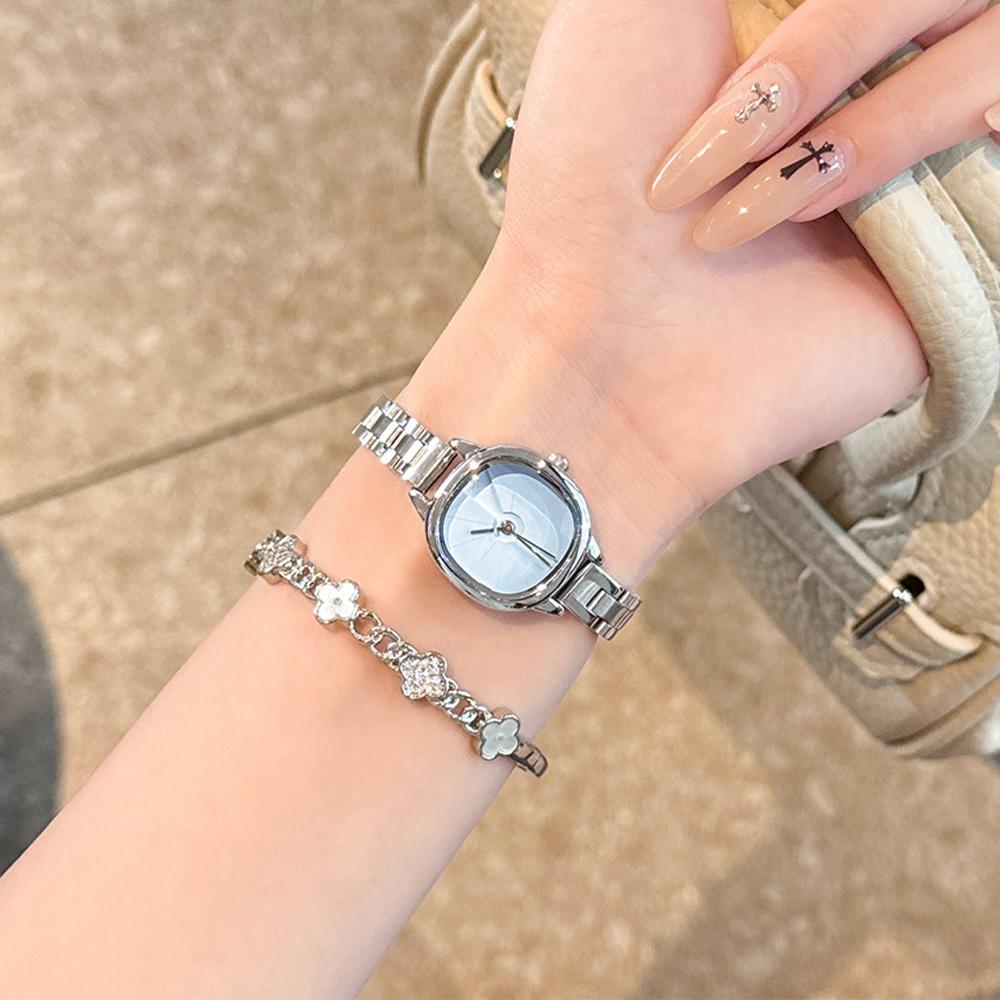 GEDI Small Watch for Women Silver Luxury Elegant Waterproof Quartz Watches Fashion Stainless Steel Temperament Watch