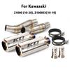 Für Kawasaki Z1000 2010-2020 / Z1000SX 2010-2019 Auspuffanlage Mittleres Verbindungsrohr Anschlussrohr Slip-On Dämpfer Einsätze Schalldämpfer DB-Killer