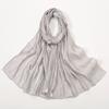 New Shimmer Silk Hijab Scarf For Women Muslim Shawl Abaya Silk Hijab Abaya Hijabs For Woman Jersey Head Wrap Scarf Islam Turban