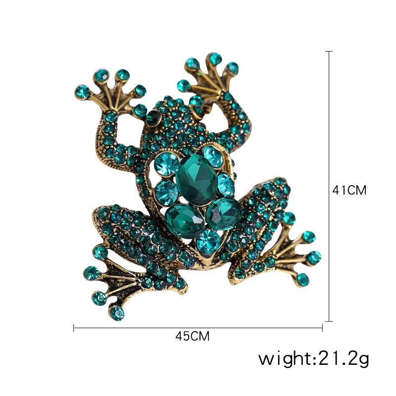 

Броши в виде жабы со стразами для женщин, унисекс, стеклянная лягушка, булавка для лацкана, булавка в виде животного, подарочный рюкзак для банкета, вечеринки, ювелирные изделия, аксессуары