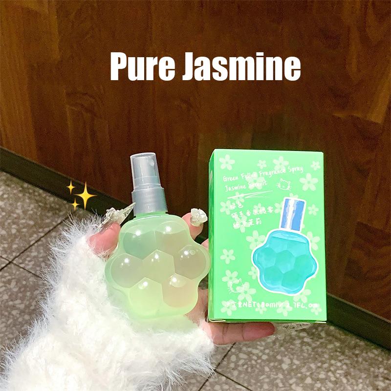 

Cat Paw Design Perfume Spray With Jasmine And Rose Fragrance For Clothing Odor Removal Unisex Men Women Fresh Scent Jasmine