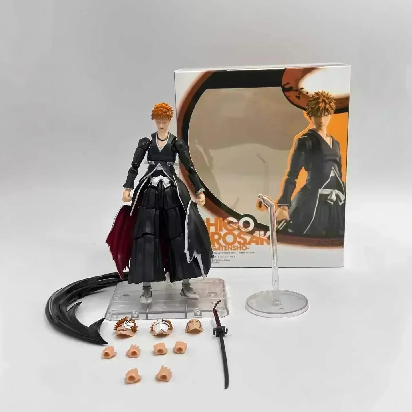 

NEW-HOT In Stock Bleach Kurosaki Ichigo Action Figure Quare Enix Model Playthings Japanese Classic Anime Ichigo Kurosaki Model Playthings