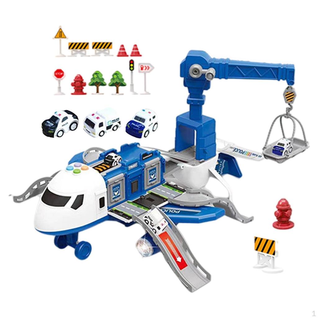 Toys Accessories Games Air Freighter Engineering Vehicles Set Distorted Scenes Inertia for