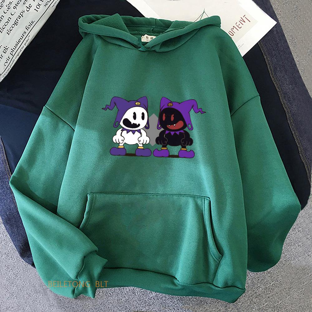 Mikiny Persona Ležérní Pohodlná Mikina s Dlouhým Rukávem Fleece Manga Oblečení Kreslený Potisk Ropa De Mujer Pulovry