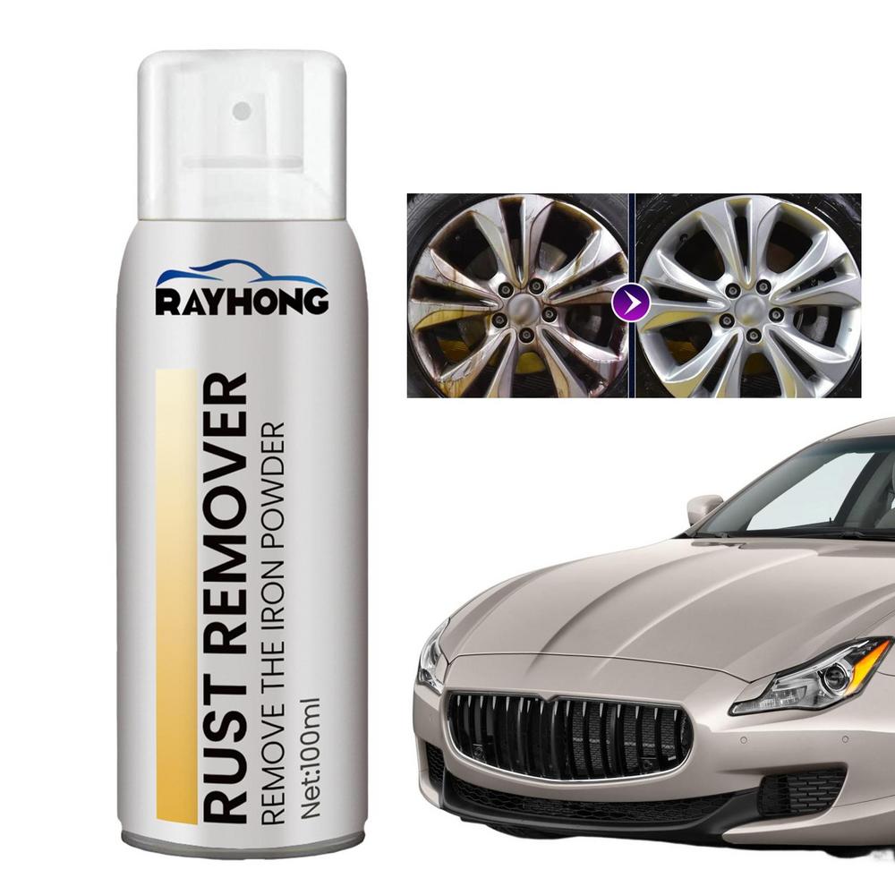 Metal Rust Converter Spray Rust Remover Paint Converter Agent Rust Renovator Metal Surfaces Rust Removal Primer Safe Multi-Purps