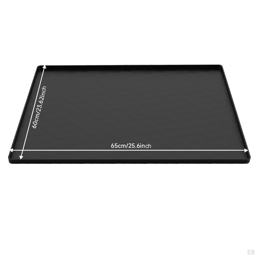 Mini Fridge Mat Freezer Drip Tray AntiSlip Home Supplies Spill Prevent Multifunction Washable