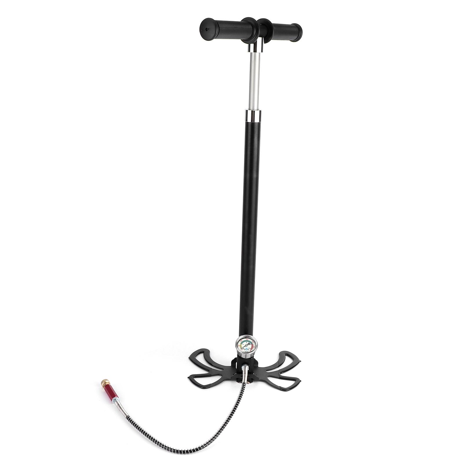 

4Ручной воздушный насос уровня 30mpa 4500PSI высокого давления портативный насос для накачивания шин для автомобиля мотоцикла велосипеда