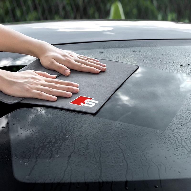 Automobile Beauty Cleaning Cloth Wash Car Accessories Car Tools For Audi C5 C6 C7 A4 B6 B8 B7 A6 A3 A5 Q3 Q5 Q7 8P S3 S5 S1 S4 S2 RS3 RS4 RS5 RS6 RS8