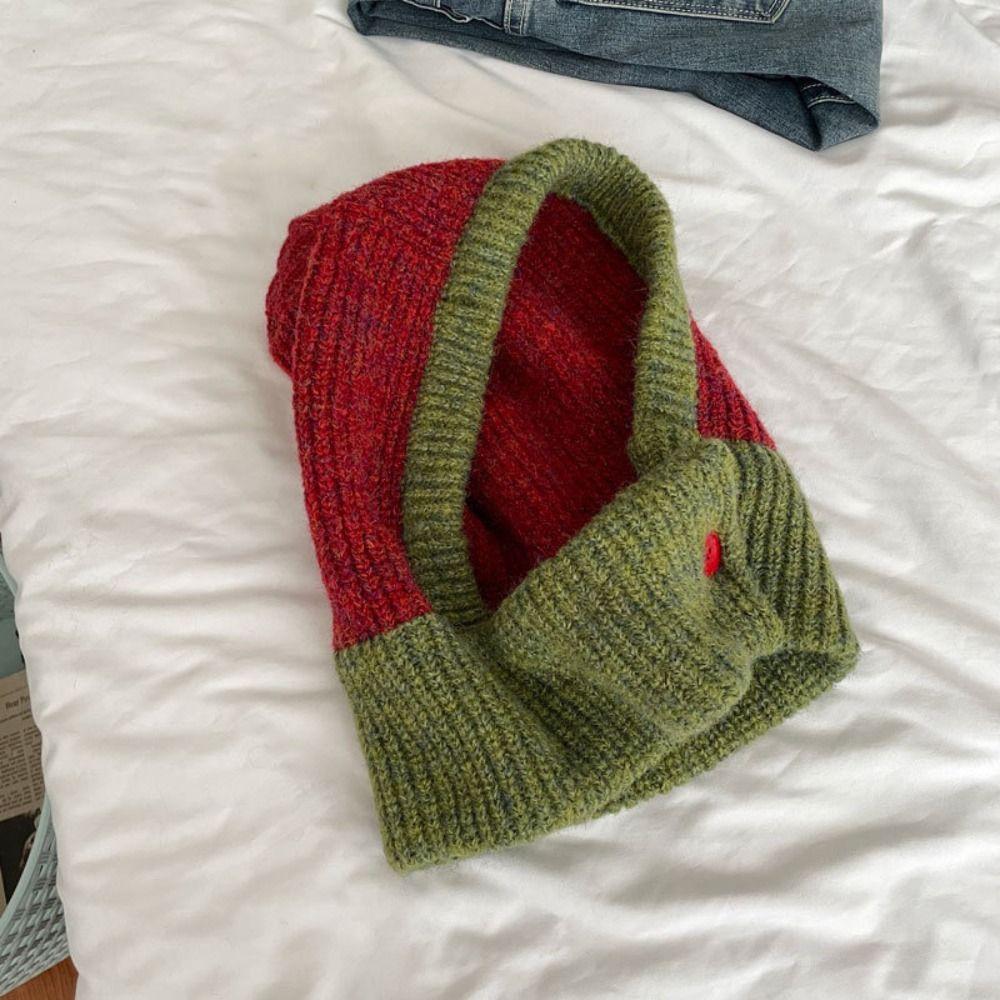 Beanie Ear Protection Hat Pullover Hat Knitted Hat Cute Balaclava Hat  Winter/Autumn
