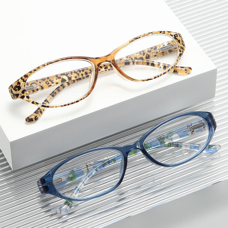 Fashion Anti-Blue Light Reading Glasses for Women Ultra-Light Flowers Comfortable Eyeglasses