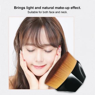 Štetec na make-up podkladová báza Multifunkčný Ergonomický Rukoväť v tvare lupienka Prenosný Kozmetický štetec Nástroj pre