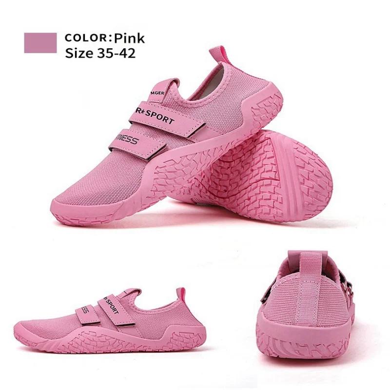 Weightlifting Shoes Deadlift Shoes Men's and Women's Sumo Squat Fitness Cross Training Barefoot Gym Training Sneakers 35-45#