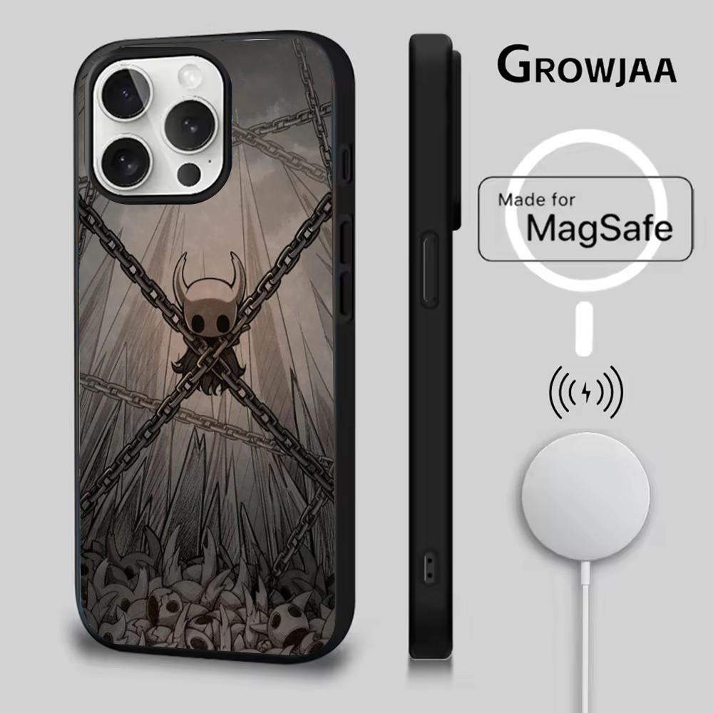 H-Hollow Knight Phone Case For iPhone 16e,16,15,14,13,12,11,Plus,Pro,Max,Mini Magsafe Magnetic Wireless Charging