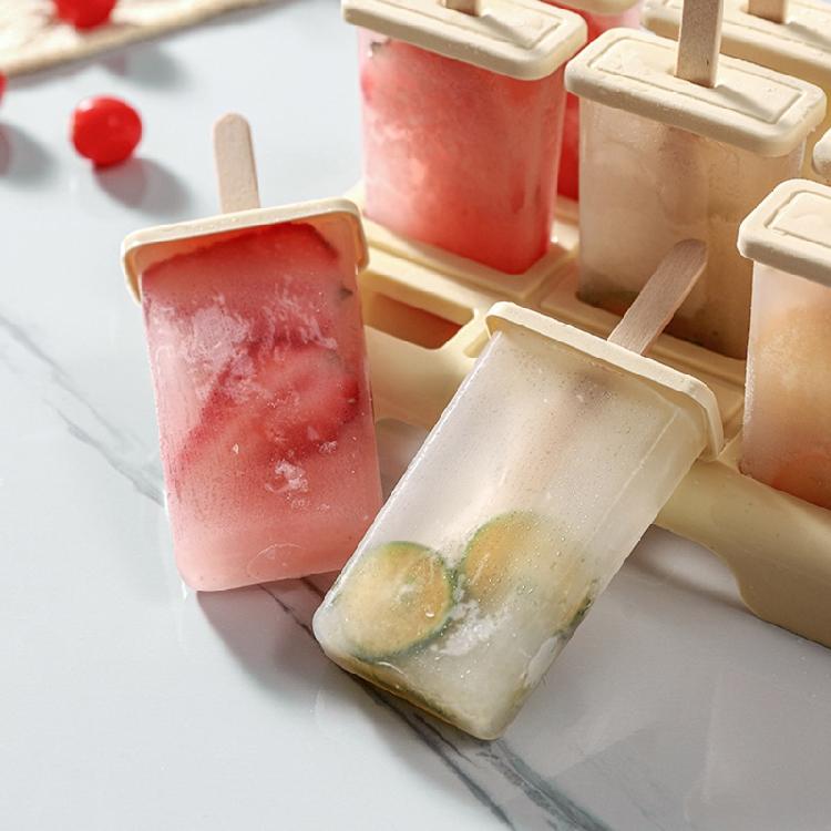 Durable DIY Popsicles Tray Holders Juice Bar for Frozen BPA Free Reusable for Kids Easy Release Safe Durable Convenient