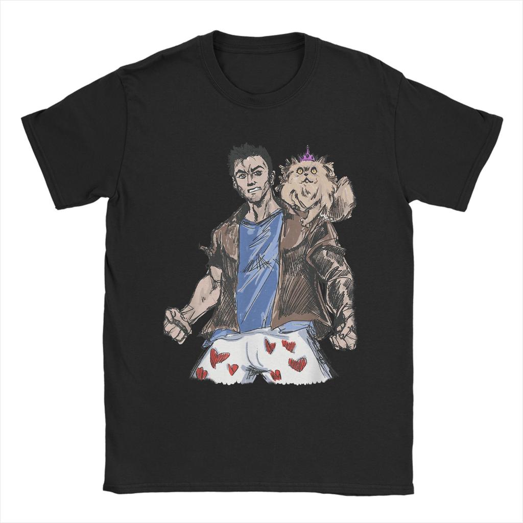 Dungeon Crawler Carl T-Shirt Men Crewneck Cotton T Shirts Short Sleeve Tee Shirt New Arrival Clothing
