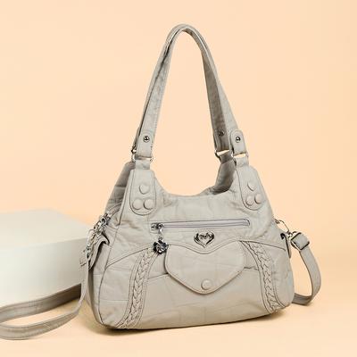 Taška pre matku v strednom veku Dámska crossbody taška Veľkokapacitná taška do ruky cez rameno z mäkkej kože