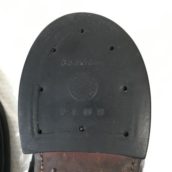 80s-90s USA Made/COMFORT PLUS/Full Brogue Wingtip Goodyear Welt Shoes/10.5D/28.0/Black/Vintage(USED)