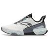 Cushioning, Wear Resistant Low Top Training Shoes Men's White Gray 112347782-5