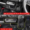 For SUZUKI Hustler -2024 ABS black air conditions outlet switch panle Central control gear shift panle Interior Accessories
