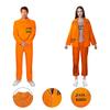 Halloween Erwachsener Unisex Orangefarbener Gefangener Cosplay Party Kostüm Anzug Marke Mantian