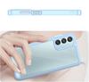 Samsung Galaxy M15 5G Fusion Hybrid Hülle, Transparent / Blau