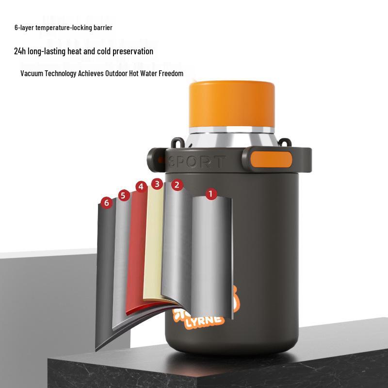 Children's 316 Stainless Steel Thermos - Portable Insulated Hot/Cold Travel Mug for Home & Outdoor Use, 2026 Edition