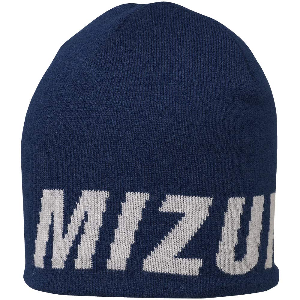 MIZUNO Ski Cap Beanie Logo Knit Cap Z2JW8504 F Navy Size