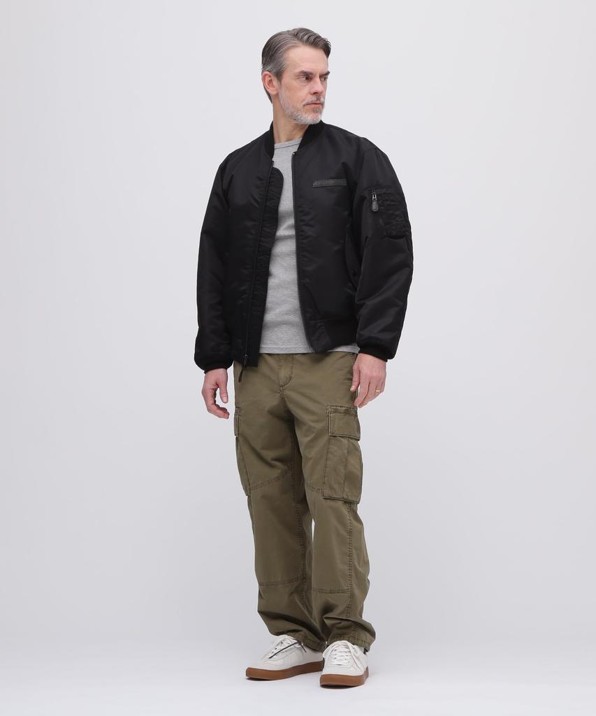 Avirex 50th Anniversary SIGNATURE BIG LOGO Signature Big Logo Size L 010 Black MA-1 MA-1 Men's 783-5952019