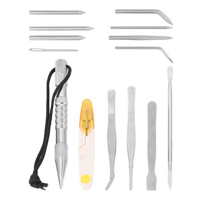 14Pcs/Set Paracord Needles Knitting Tool Paracord Stitching Needles Set Bracelets DIY KitSilver
