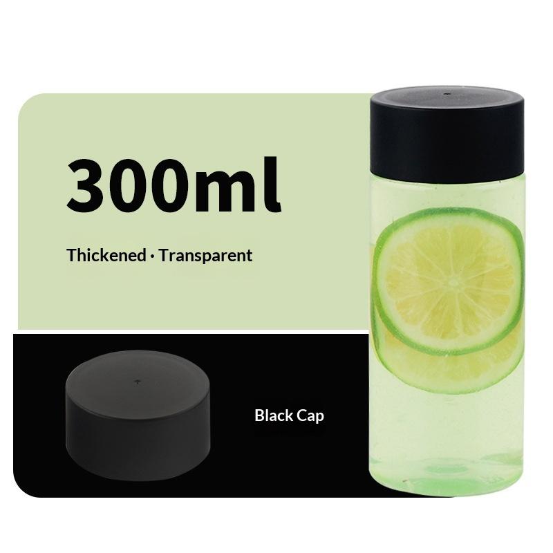 400/500/600Ml Round Disposable Juice Beverage Bottle Milk Tea Yogurt Transparent Plastic Bottles