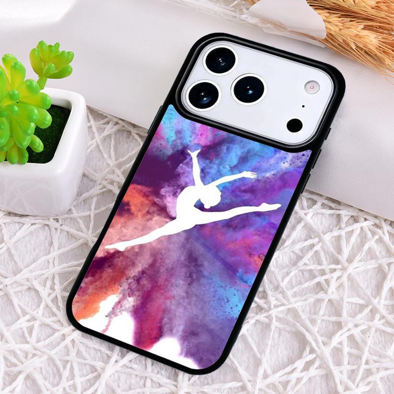

gymnastics silhouette Phone Case for iPhone 17 Air 16 15 11 12 14 13 Pro Max Shockproof Cover iPhone 13