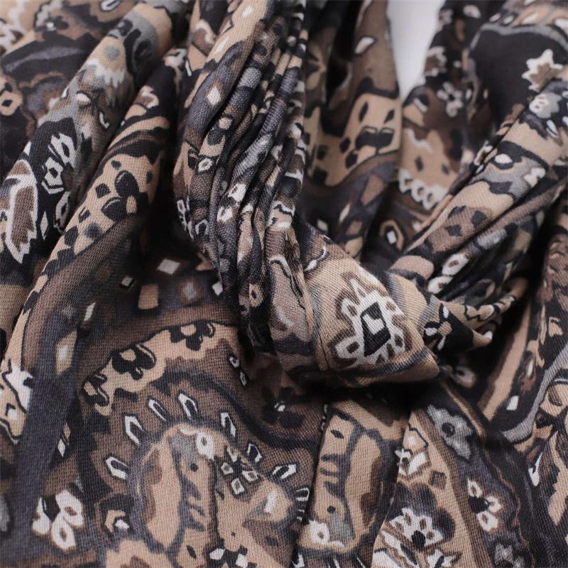 New Fashion Aztec Ethnic Paisley Floral Viscose Shawl Scarf Lady High Quality Wrap Pashmina Stole Bufandas Muslim Hijab 180*90Cm