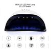UV Led Nail Lamp 150w 57pcs Dual Light Breads Nail Dryer 4 Timer Setting Gel Nail Polish Lights Curing Gel Nail Lamp