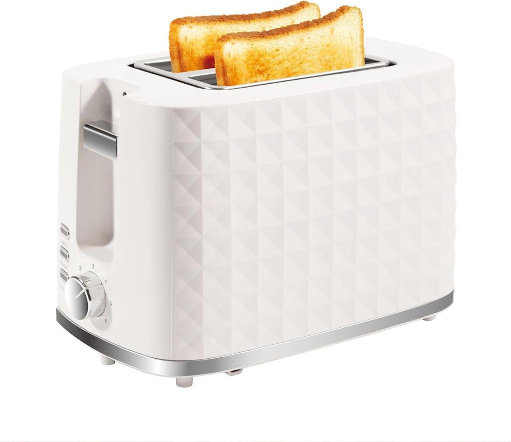 Toasters Wide Slot, Bread Toaster with Cancel, Bagel, Defrost Function, Bagel Toasters with Removable Tray & 6
