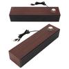 Computer Speakers Multifunctional Stylish Vintage USB Power Supply HiFi Stereo Computer Soundbar for Desktop Laptop PC