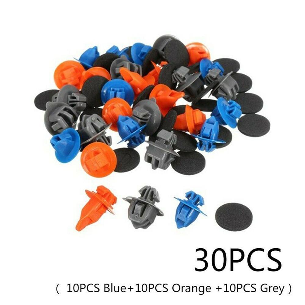 Plastic Clips Car Clips 30pcs/set Auto Interior Accessories Body Moulding Clips For Toyota Prado Car Accessories