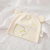 0-3 Months Baby Fetal Cap Print Infants Beanie Cap Windproof Newborn Hats  Autumn