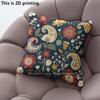 Vintage Floral Paisley Pillow Covers Pattern Cushion Cover Suitable for Sofa Bedroom Car Pillow Cover