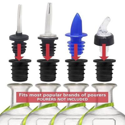 Silikon-Adapter für Schnapsausgießer, bis zu 2,5 cm/25 mm Hals, extra groß, universell