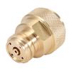 Brass CO2 Adapter Replace   Canister Conversion (Gold)