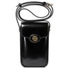Robinson Velvet Finish Patent Leather Shoulder Phone Bag Women Bags Black 156747001