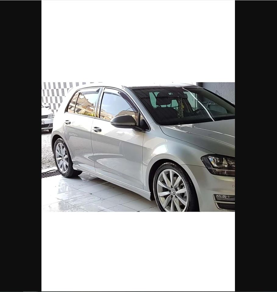 For Volkswagen VW Golf 7 Sportline Side Skirts 2012 To 2019 Plastic Unpainted