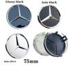 Für Mercedes Benz 4 Stück 75mm Auto Radnabenkappen Felgenabdeckungen Für Mercedes Benz AMG A B C S-Klasse E GLA CLA GLB GLE GLK