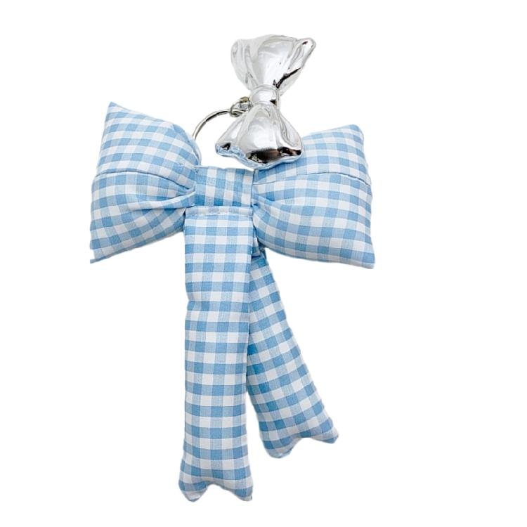 Fashionable Phone Charm Unique Bowknot Keychain Trendy Butterfly Bows Pendant Keyring Ornament Accessory for Purse Bag