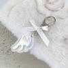 Cute Kawaii Japanese Style Keychain Bag Decoration with Angel Wing Bowknot Charm for Girls Fashion Accessory