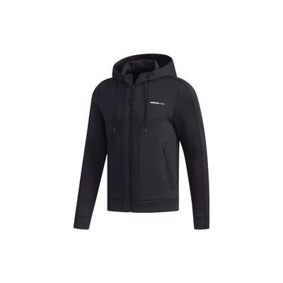 Neo Casual Sports Hooded Jacket Men Outerwear Black BQ0794