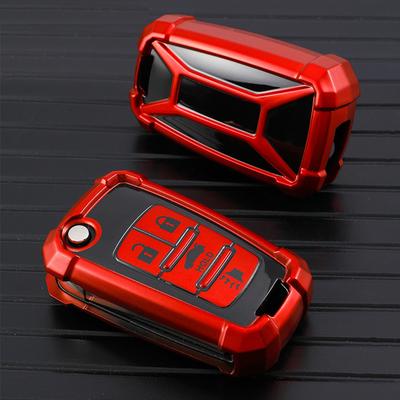 Folding Flip Key Cover Fob Case Red For Chevy Cruze Malibu Buick Regal Lacrosse