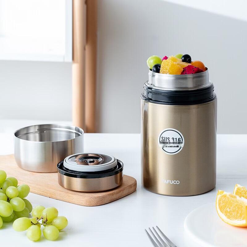 

TAFUCO 316 Stainless Steel Portable Thermal Food Jar