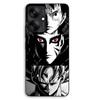 Custom Phone Case - MANIACASE - Xiaomi Redmi 13C 5G - TPU Silicone - Manga Patterns (Goku, Naruto, Luffy) - Black