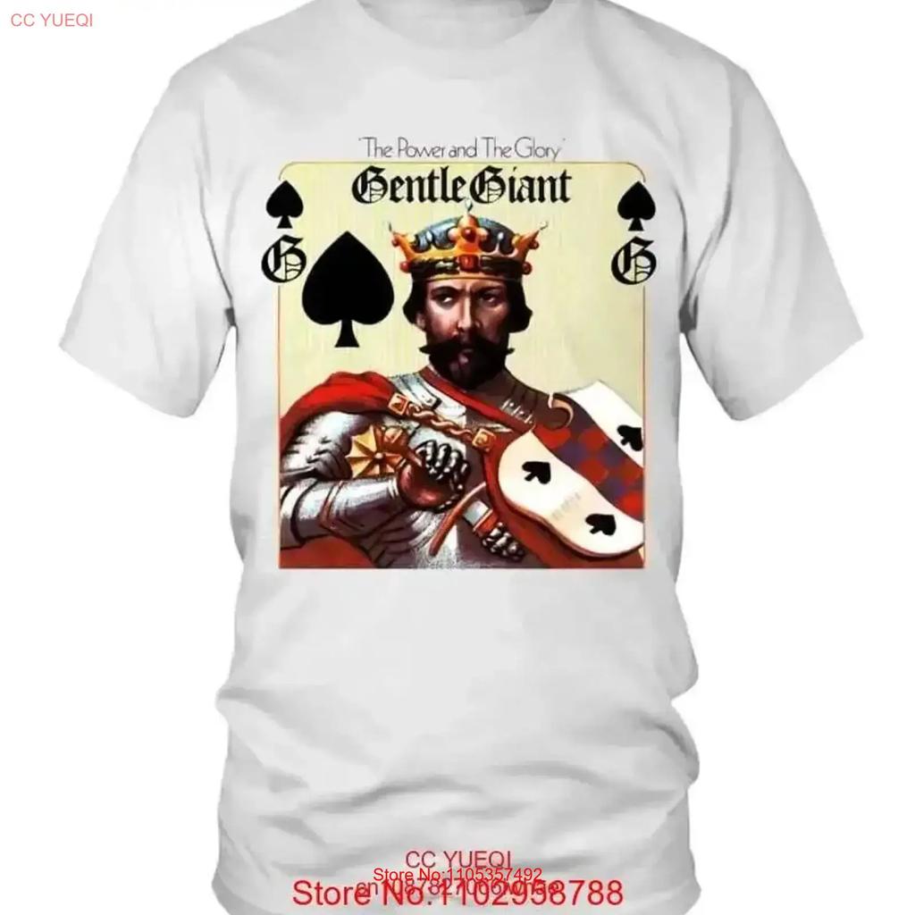 Pgsr Wt Gentle Giant The Power And Glory T Shirt Size S 5xl Vintage Stylish Designer Clothes Homme Top For Everyday Wear